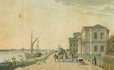 Der Taurische Palast und Umgebung, St. Petersburg, 1799 von Benjamin Patersson